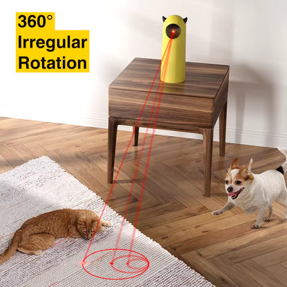 LED Laser Cat Toys Interactive Smart Teasing Pet Handheld Electronic Indoor Random Automatic Laser Cats Toy Accessories for Cat